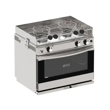 Cuisiniere-Gaz-Inox-sur-cardan-protege-flamme-serre-casseroles